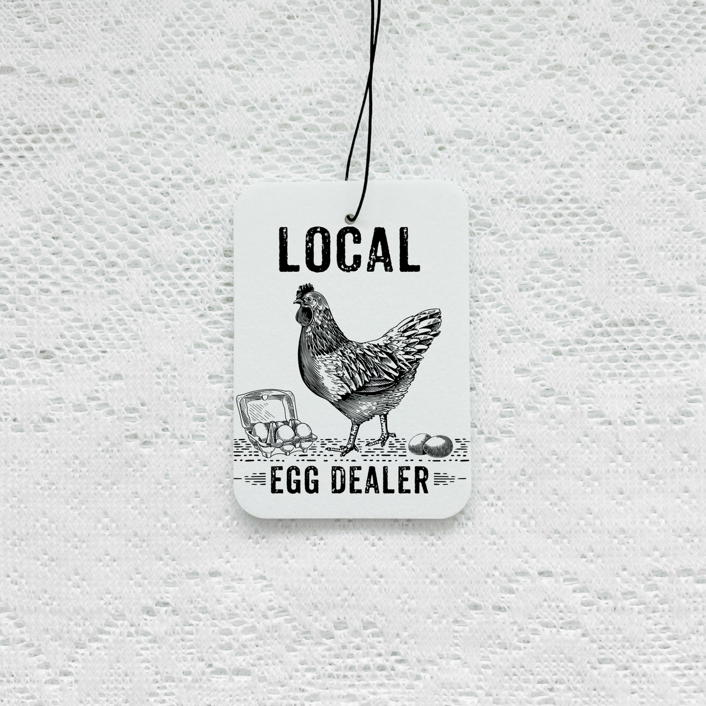 Local Egg Dealer Air Freshener