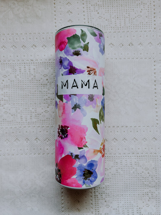 Floral Mama  Tumbler