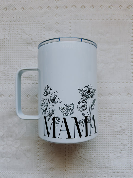 Floral Mama Coffee Tumbler