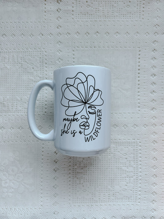 Maybe She’s a Wildflower Mug