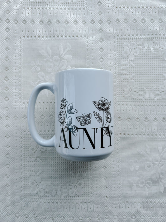 Aunty Floral Mug