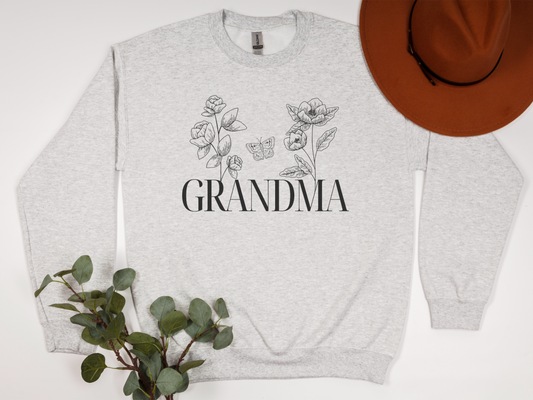 Grandma Floral Sweatshirt