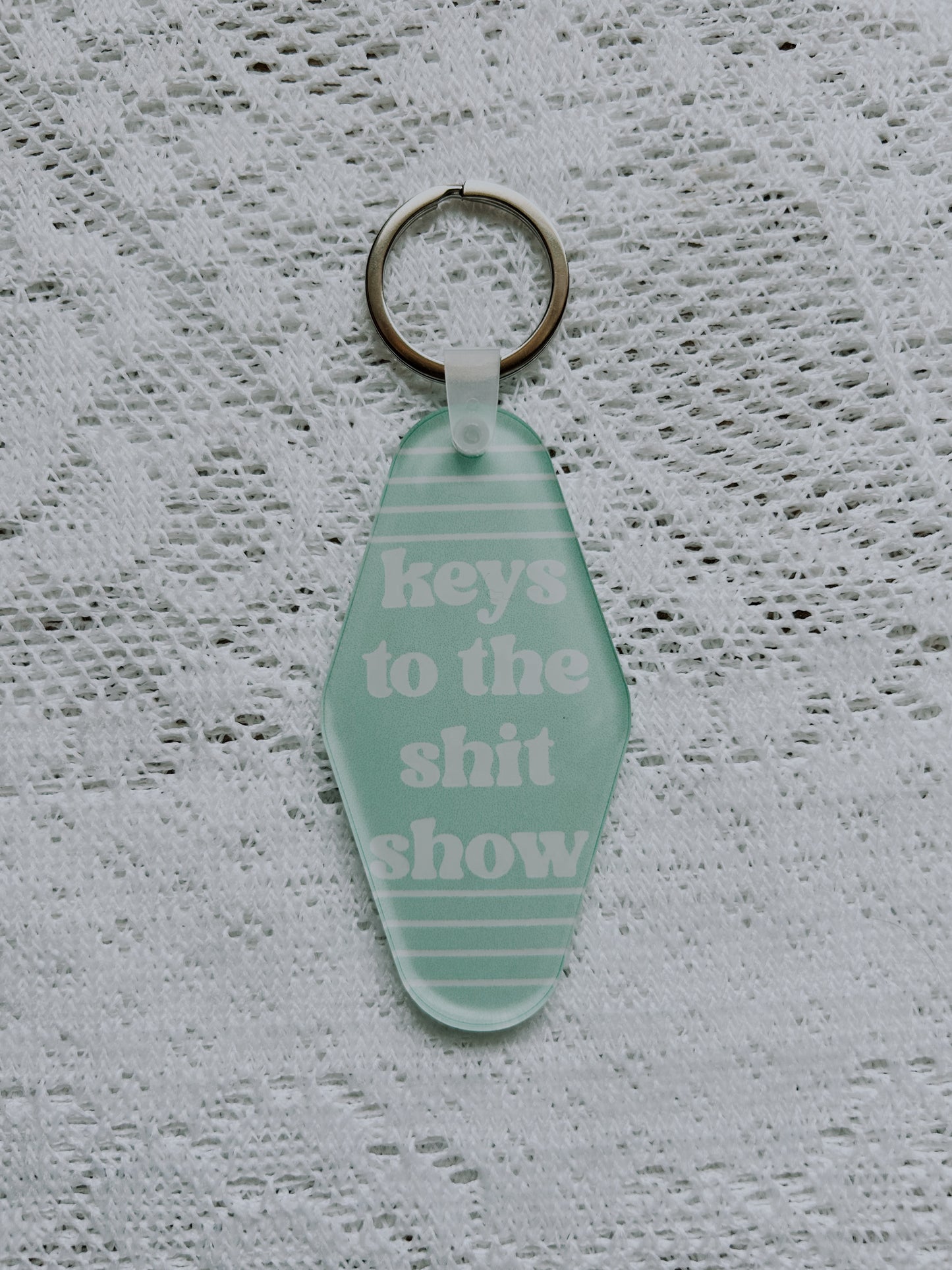 Keys To The Shit Show Motel Keychain