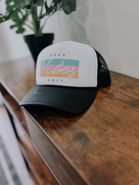 Good Vibes Only Trucker Hat