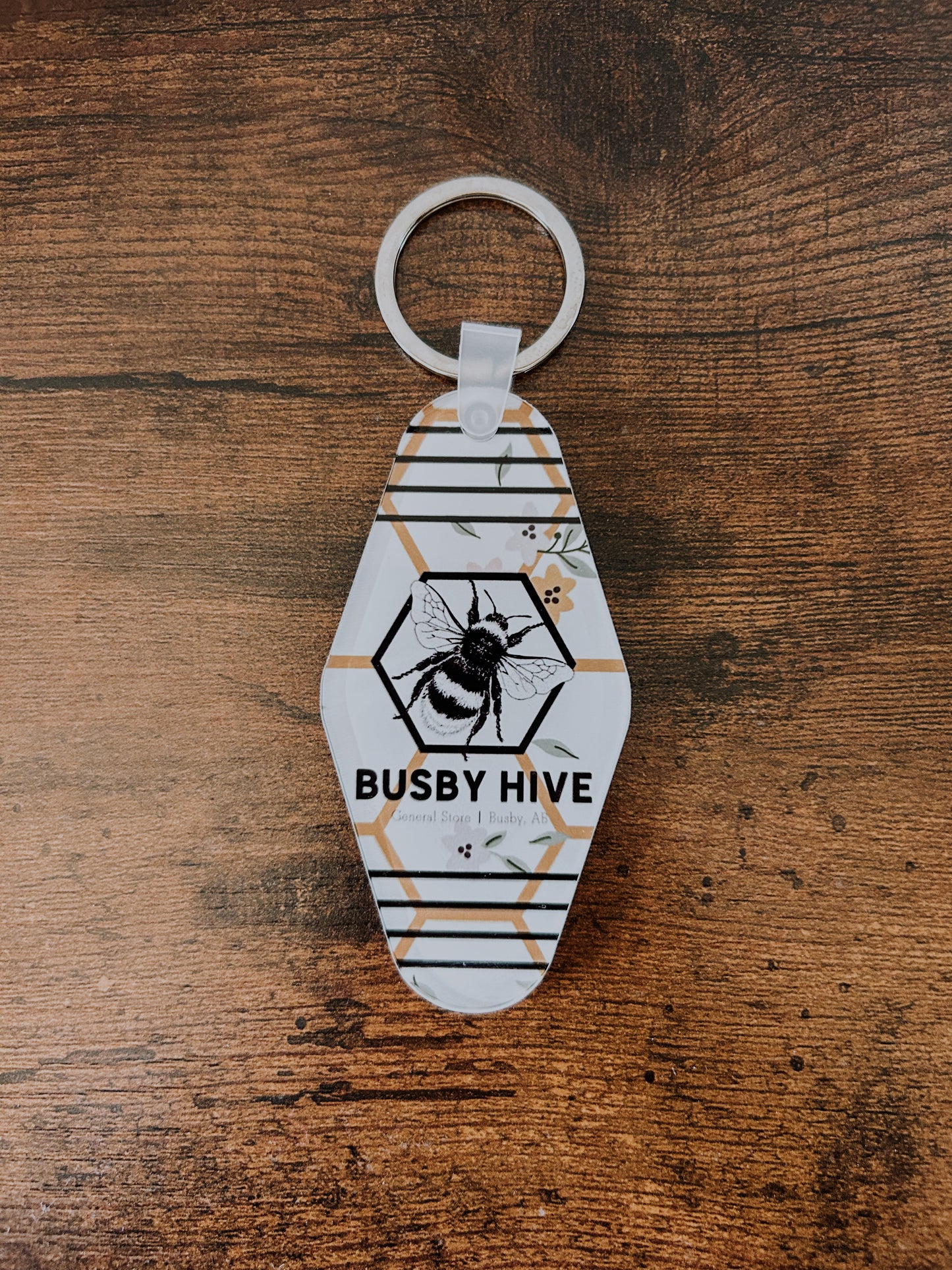 Custom Motel Keychain