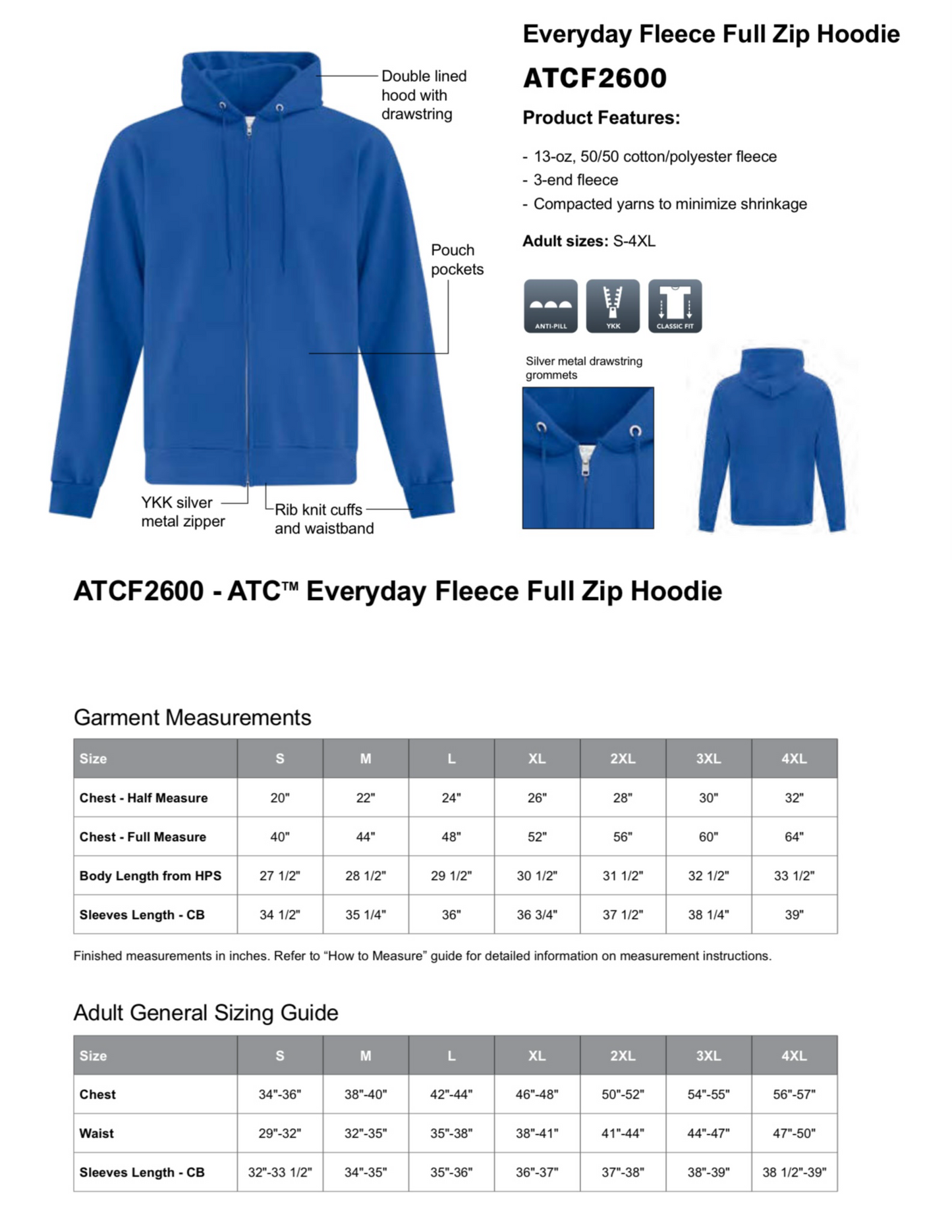 Clyde Mustangs Full Zip Sweater - Back Logo
